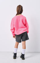 Charger l&#39;image dans la galerie, American vintage Enfant Sweatshirt Izubird Rose Fluo