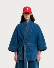 Charger l'image dans la galerie, Homecore Veste Kimono Kura en Denim Grey Blue
