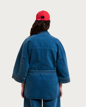 Charger l'image dans la galerie, Homecore Veste Kimono Kura en Denim Grey Blue