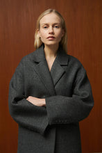 Charger l'image dans la galerie, Bellepiece Veste Kate Oversize en Laine Grey