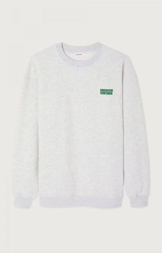 American vintage Sweatshirt Baptown Gris Chine