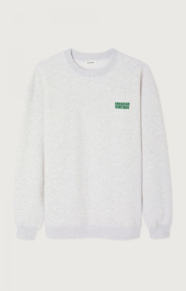 American vintage Sweatshirt Baptown Gris Chine