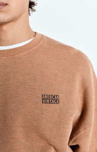 American vintage Sweatshirt Doven Noisetier Surteint