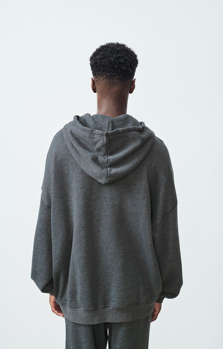 Sweat homme Great America petit gris vintage années 80 capuche zippé le Sweat homme Great America petit gris vintage années 80 capuche zippé le