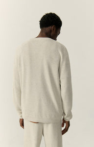 American vintage Pull Dozborow Ecru chine