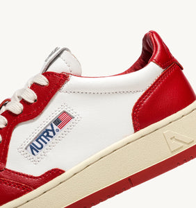 Autry Sneakers Medalist 01 Low Leather Red WB02