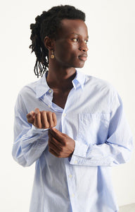 American vintage Chemise Eluabird Rayures Bleu