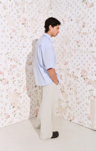 Charger l'image dans la galerie, American vintage Chemise Eluabird Manches Courtes Rayures Bleu