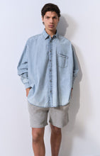 Charger l'image dans la galerie, American vintage Chemise Paybou en Denim Blue Snow