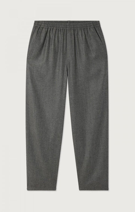 American vintage Pantalon Wobby en Laine Anthracite