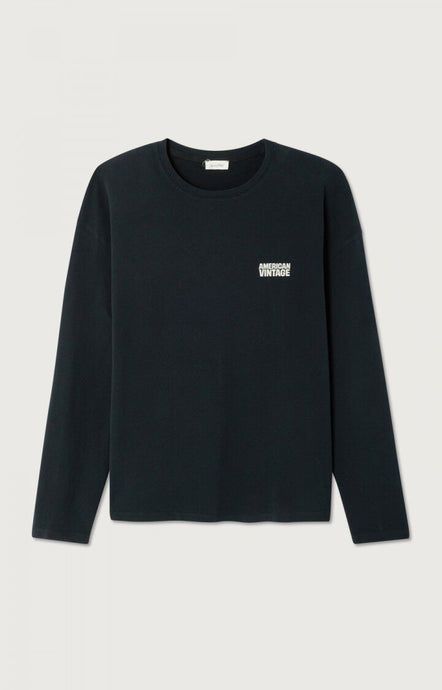 American vintage T-Shirt Manches Longues Ykobow Tenebre