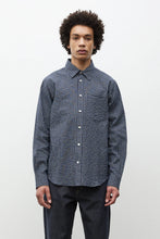 Charger l'image dans la galerie, Norse Projects Chemise Kongshoved Check Dark Navy