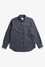 Charger l'image dans la galerie, Norse Projects Chemise Kongshoved Check Dark Navy