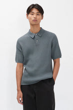 Charger l'image dans la galerie, Norse Projects Polo Anholt Crepe Greyish Blue