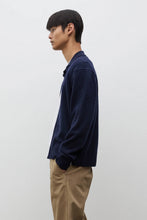 Charger l'image dans la galerie, Norse Projects Cardigan Aldrup Lambswool Dark Navy
