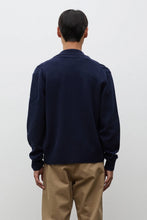 Charger l'image dans la galerie, Norse Projects Cardigan Aldrup Lambswool Dark Navy