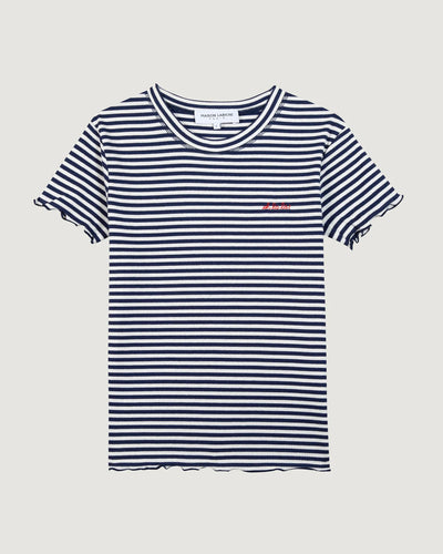 Maison Labiche T-Shirt Folies Off White Navy