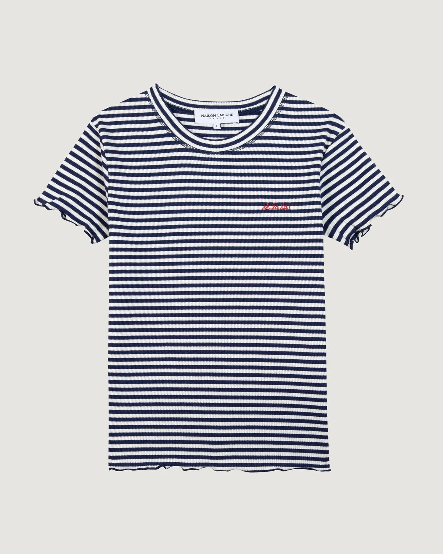 Maison Labiche T-Shirt Folies Off White Navy
