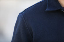 Charger l'image dans la galerie, Drapeau Noir Surchemise en Laine Navy