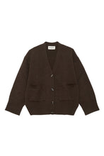 Charger l&#39;image dans la galerie, Bellepiece Cardigan Oxford en Laine Brownie