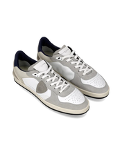 Charger l'image dans la galerie, Philippe Model Baskets PGAL VD01 Blanc Bleu