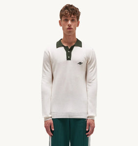 AUTRY Polo Tricot Sporty Ivoire