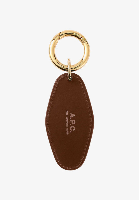 A.P.C. Porte-Clefs Diamant Noisette