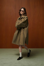 Charger l'image dans la galerie, Bellepiece Trench John Oversize Kaki