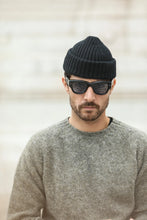 Charger l'image dans la galerie, Drapeau Noir Pull Shetland Shaggy Gris