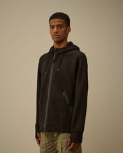 Charger l&#39;image dans la galerie, C.P. Company Hoodie Diagonal Raised Fleece Goggle Black