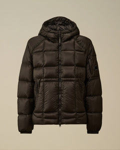 C.P. Company Veste DD Shell Hooded Down Puffer Black