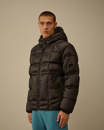 C.P. Company Veste DD Shell Hooded Down Puffer Black