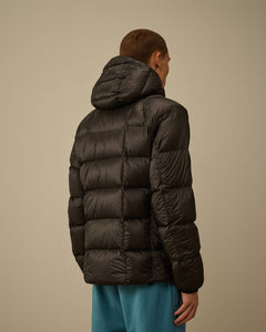 C.P. Company Veste DD Shell Hooded Down Puffer Black