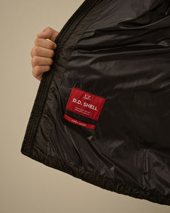 C.P. Company Veste DD Shell Hooded Down Puffer Black
