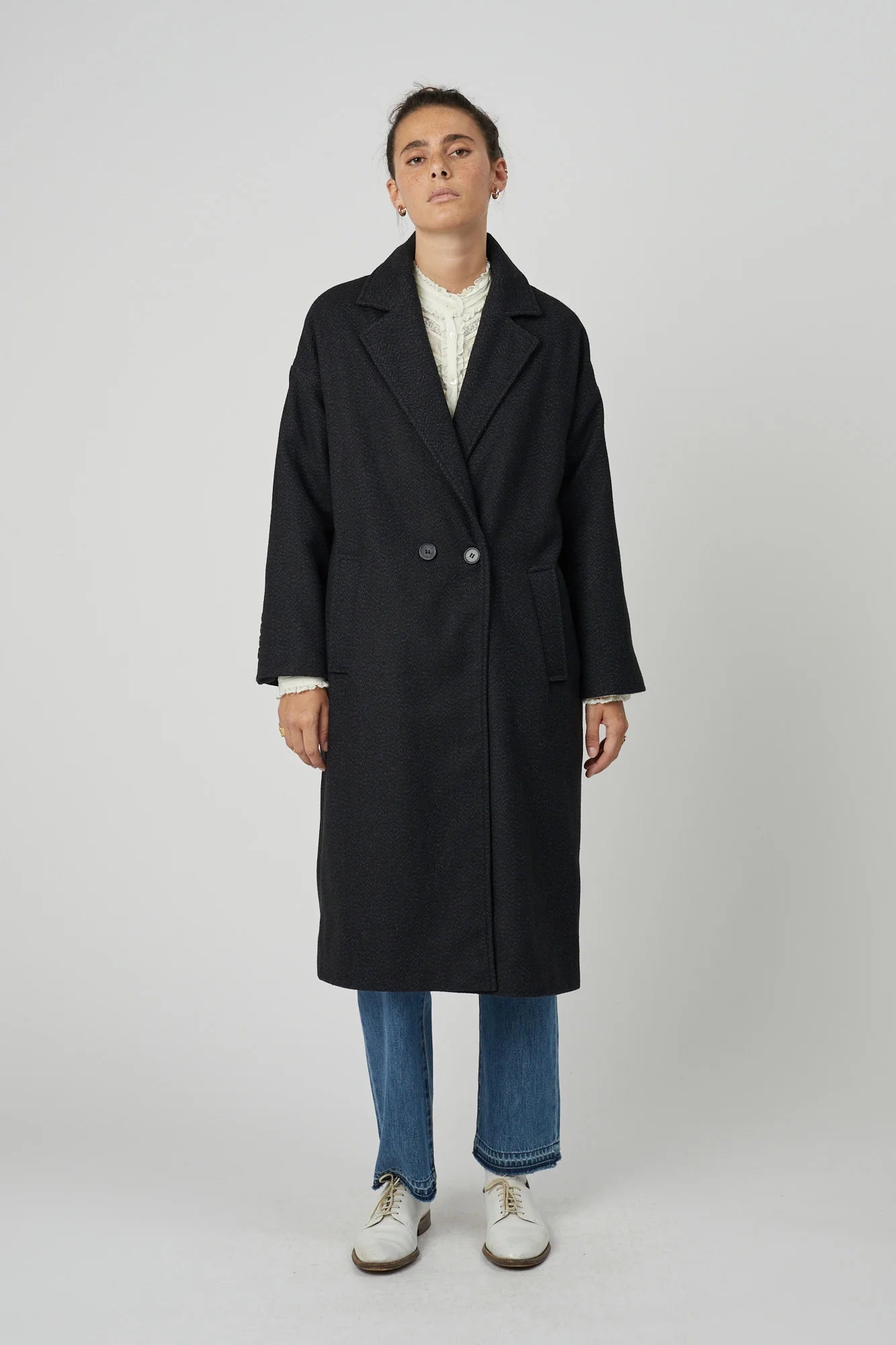 Swildens Manteau Leo Noir