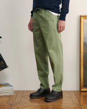 Charger l&#39;image dans la galerie, Maison Labiche Pantalon Arcade en Twill Olive Green