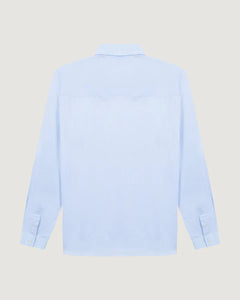 Maison Labiche Chemise Malesherbes Out of Office Sky Blue