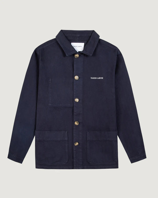 Maison Labiche Veste Sebasto en Twill Carbon Blue