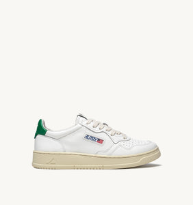 Autry Sneakers Medalist 01 Low Leather Green LL20