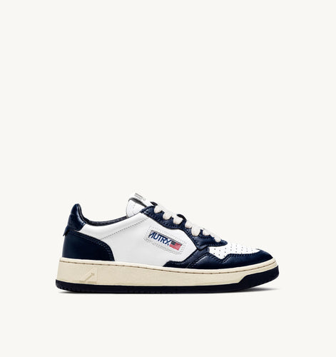 Autry Sneakers Medalist 01 Low Leather Blue WB04