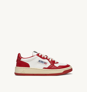 Autry Sneakers Medalist 01 Low Leather Red WB02