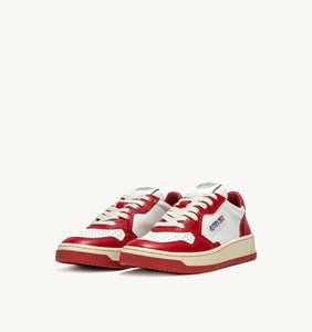 Autry Sneakers Medalist 01 Low Leather Red WB02