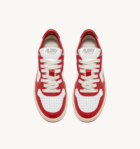 Autry Sneakers Medalist 01 Low Leather Red WB02