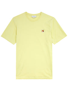 Maison Kitsuné T-shirt Fox head Patch Chalk Yellow