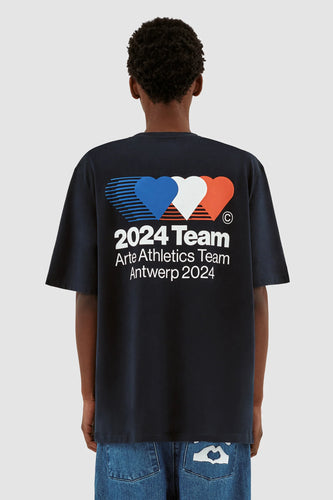 Arte T-Shirt Back Team Navy