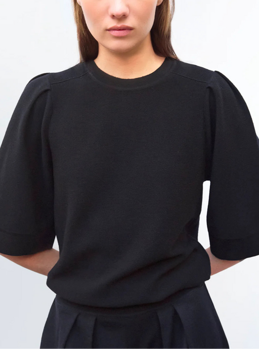 Molli Top Tournesol en Maille Nuit