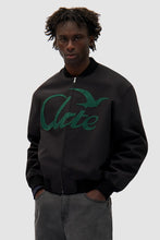 Charger l&#39;image dans la galerie, Arte Veste Bomber en Coton Logo Bird Black