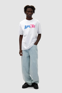 Arte T-Shirt Duo Print Logo White