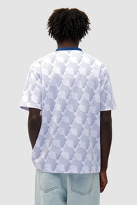 Arte T-Shirt Football White Navy