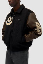 Charger l&#39;image dans la galerie, Arte Veste Varsity Black Brown
